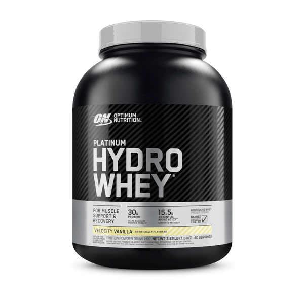 Platinum Hydro Whey Optimum Nutrition Baunilha 1,60kg - 3.52 Lbs - Globalbev