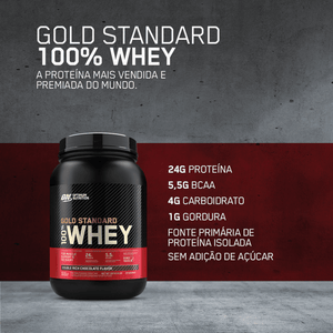 100% Whey Optimum Nutrition Gold Standard Banana 907g - 2 Lbs