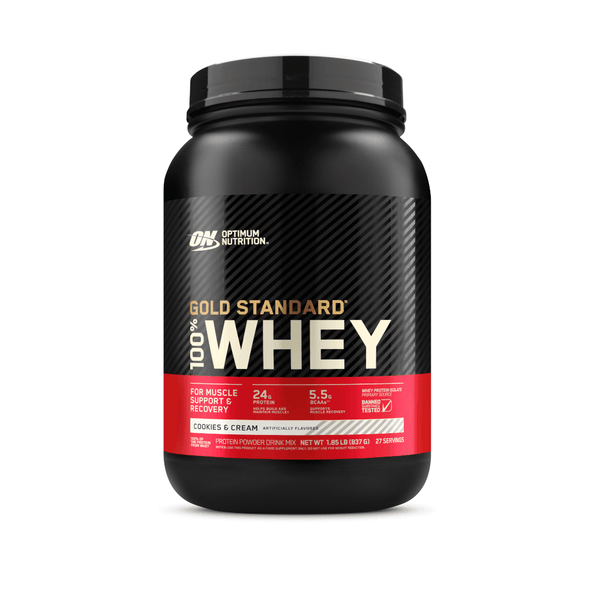 100% Whey Optimum Nutrition Gold Standard Cookies'n Cream 907g - 2 Lbs