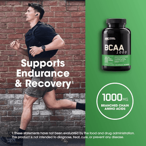 BCAA 1000 Optimum Nutrition - 200 Cápsulas - Globalbev