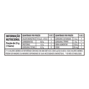 Barra de Cereal Trio Nuts Amêndoas, Coco e Quinoa 25g - Caixa c/ 12 uni. - Globalbev