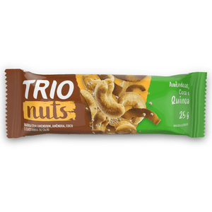 Barra de Cereal Trio Nuts Amêndoas, Coco e Quinoa 25g - Caixa c/ 12 uni.