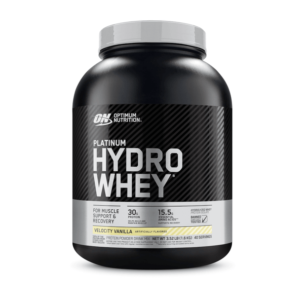 Platinum Hydro Whey Optimum Nutrition Baunilha 1,60kg - 3.52 Lbs