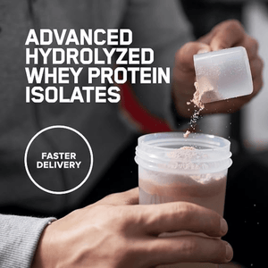 Platinum Hydro Whey Optimum Nutrition Morango 800g - 1.76 Lbs - Globalbev