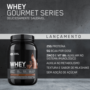 Whey Optimum Nutrition Gourmet Baunilha 900g